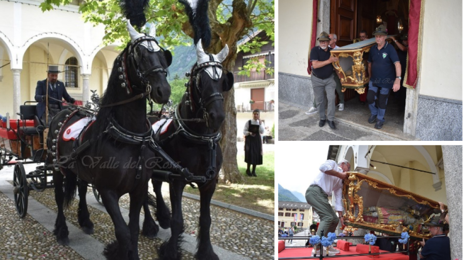 Bannio, i due santi in processione per la prima volta dopo 250 anni - Foto